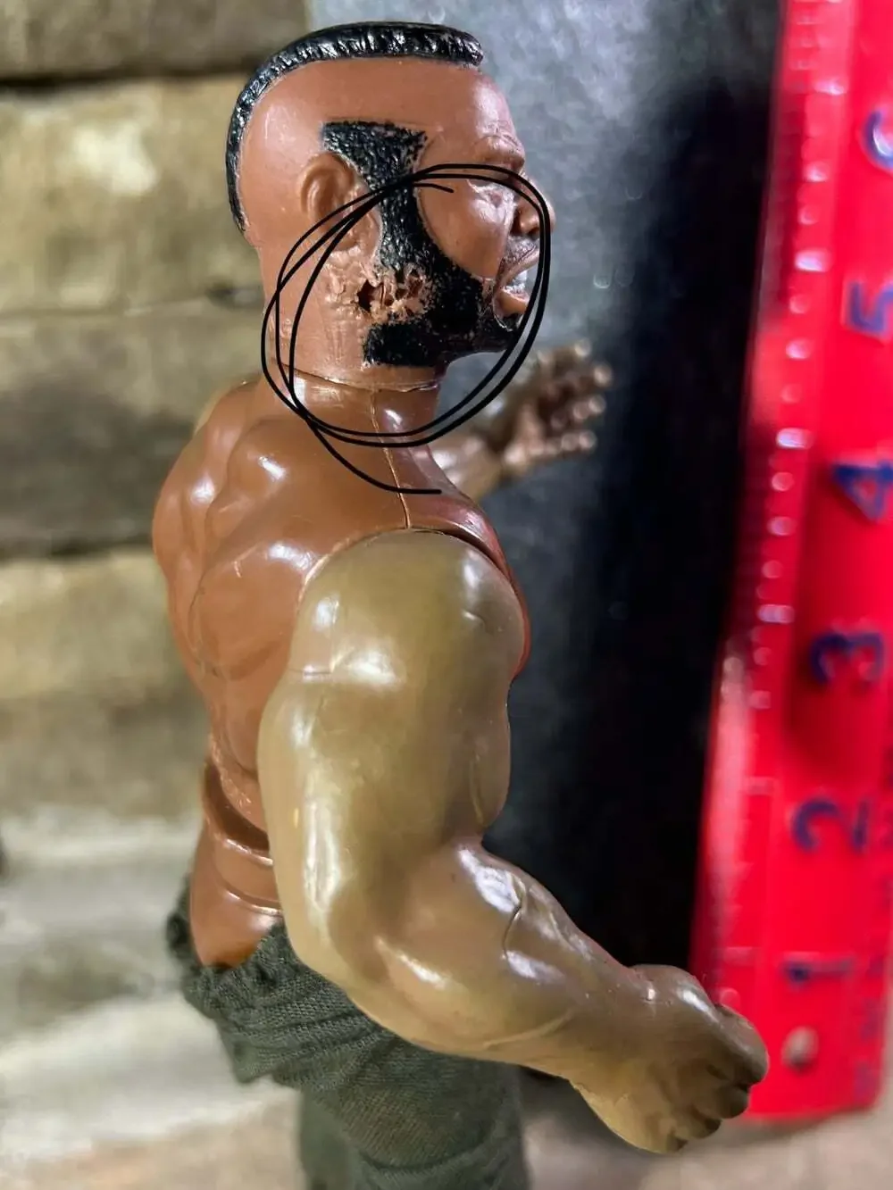 RARE Mr.T 1983 Action Figure READ